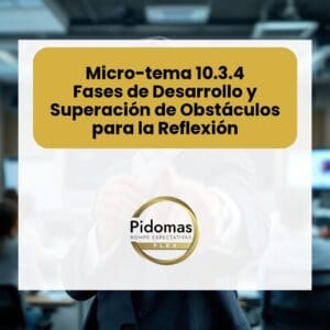 Micro-tema 10.3.4: Fases de Desarrollo y Superación de Obstáculos para la Reflexión