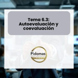 Tema 6.3: Autoevaluación y coevaluación