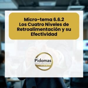 Micro-tema 6.6.2: Los Cuatro Niveles de Retroalimentación y su Efectividad