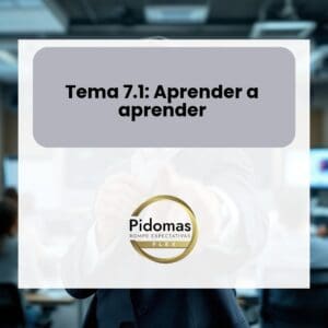 Tema 7.1: Aprender a aprender